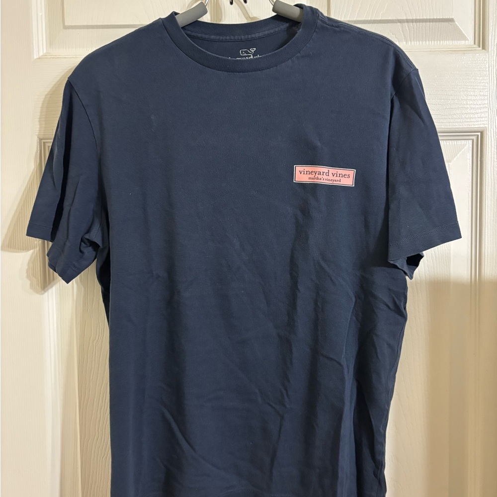 Vineyard Vines Men's Navy Blue T-Shirt